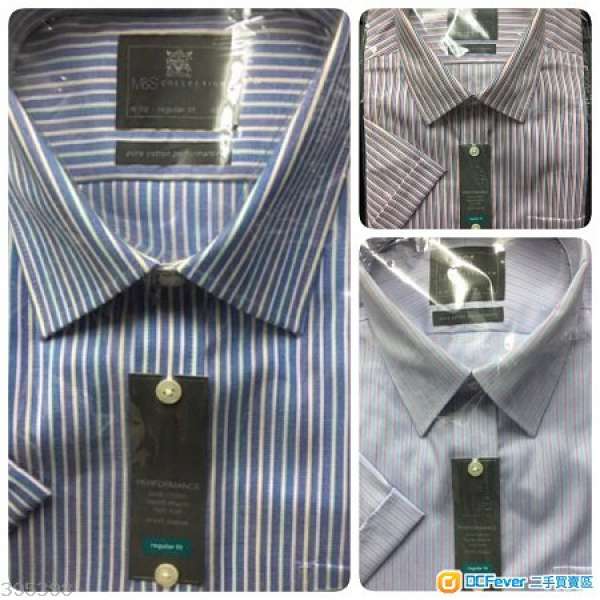 Marks & Spencer short sleeve shirts 短袖裇衫 襯衫 恤衫