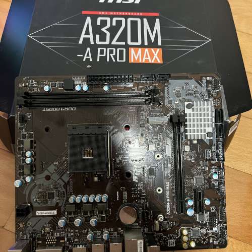 MSI A320m -A pro MAX + AMD Ryzen 3200G