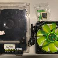 GELID Solutions Wing 12 PL 120mm PWN Fan with LED 1800rpm 12cm 機箱 風扇 可拆扇...