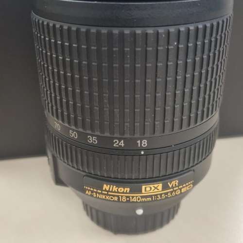 90%新尼康Nikon AF-S NIKKOR 18-140mm f/3.5-5.6G ED VR 水貨鏡頭