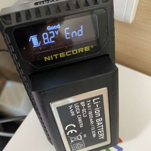 Nitecore charger for Leica M240