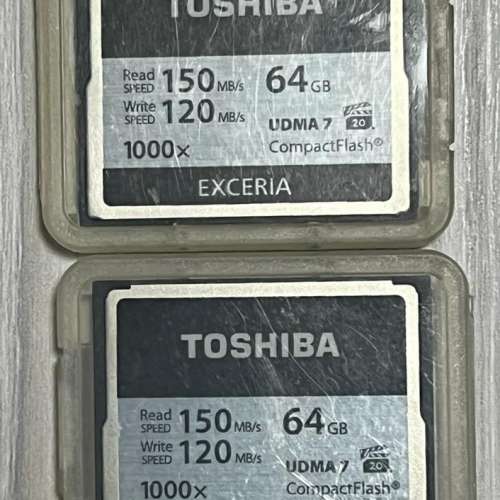 Toshiba Compact Flash 64 GB x 2