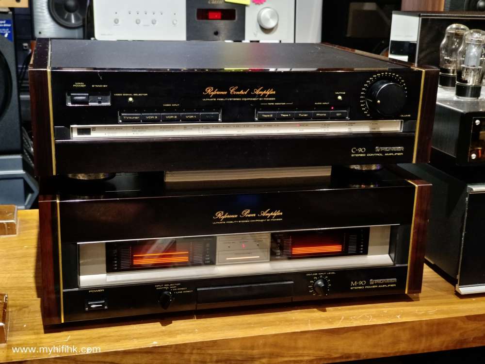 Pioneer C-90+M-90 前後級一套- 二手或全新擴音機, 影音產品 Pioneer C-90+M-90 前後級一套- 二手或全新擴音機, 影音產品