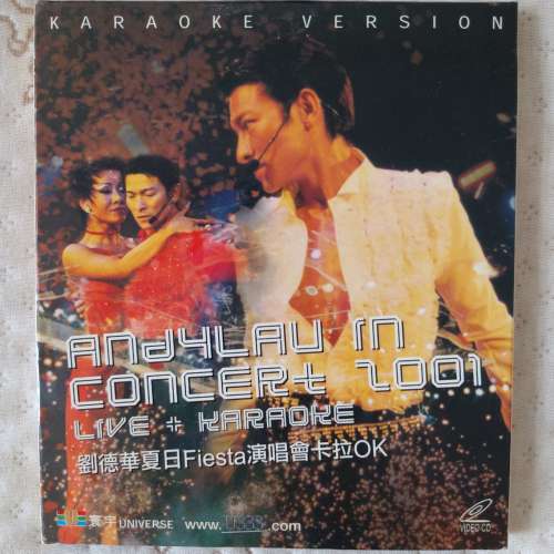 二手VCD - 2001年劉德華夏日Fiesta演唱會卡拉OK VCD