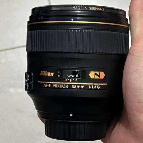 Nikon nikkor F mount 85mm F1.4G