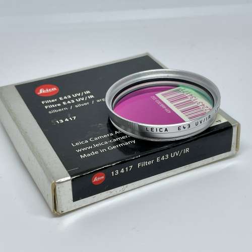 Leica E43 UV/IR cut filter 13417/ 50mm summilux 合用