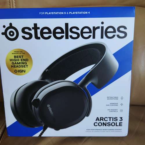😎😎😎 全新未開 SteelSeries Arctis 3 Console Edition 有線 Gaming Headphone 😎😎...