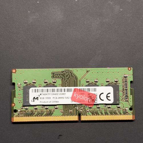 Micron DDR4 8GB 2666Mhz SO-DIMM Notebook Ram