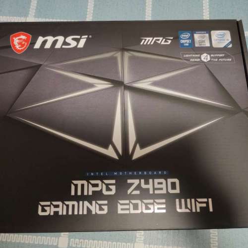 MSI Z490 gaming edge wifi intel gen 10th and 11th 100% new