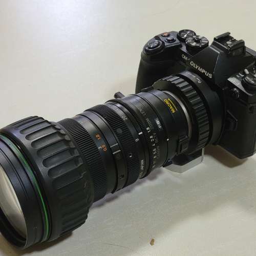 M43 9-162mm F1.8 恒定光圈 （Olympus , Panasonic) Canon BCTV Lens B4轉M43