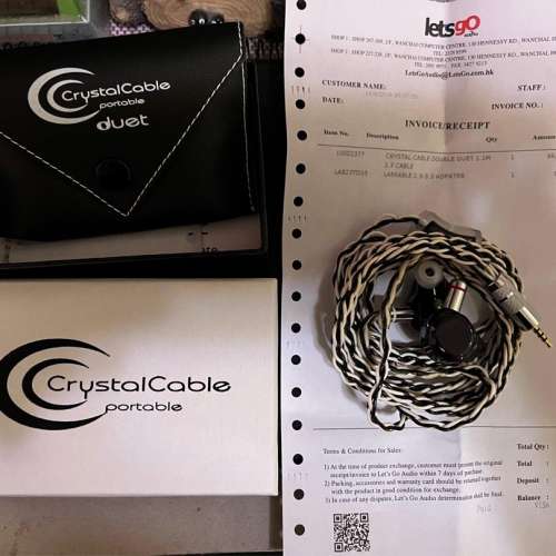 Crystsl Cable Portable Double Duet