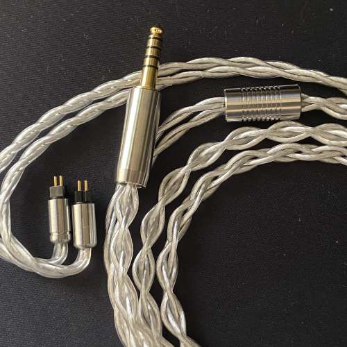 石墨烯銅鍍銀 耳機升級線