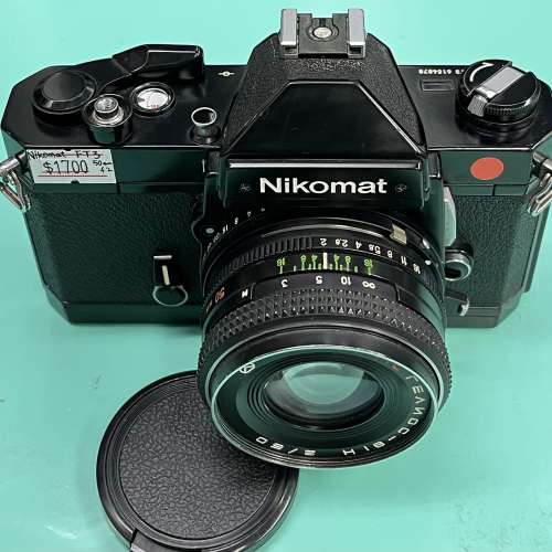 90% New Nikon FT3 菲林相機連俄仔50mm f2 鏡頭, 深水埗門市可購買