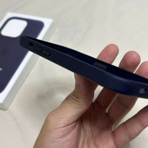 99% iPhone 14 Pro MagSafe 皮革護殼 墨水色 Leather Case Ink 官方 皮套