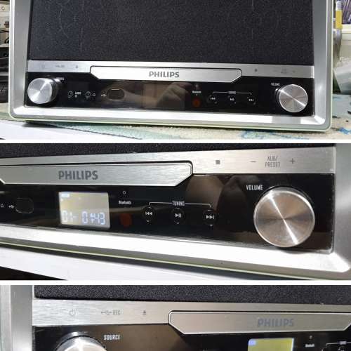Philips OTT 2000/12 入門黑膠唱機+CD+USB+FM+BT 多功能共冶一爐