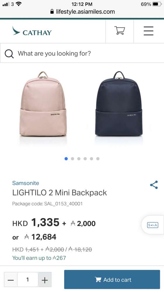 Samsonite LIGHTILO 2 Mini Backpack 2 DCFever