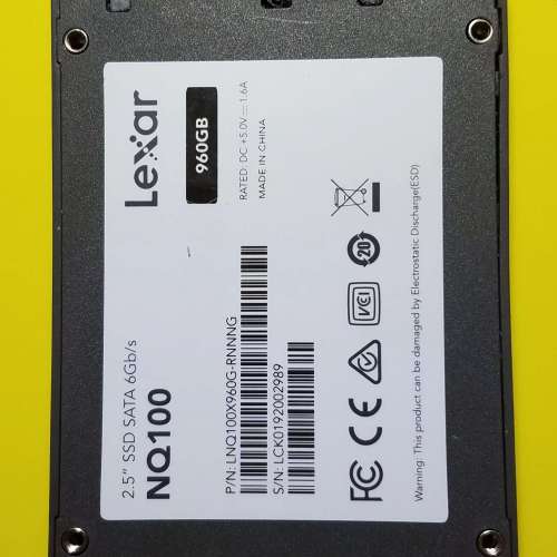 LEXAR 960GB 2.5" SSD
