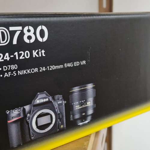 全新Nikon D780淨機身水貨 ( 套裝盒但沒有跟鏡頭 )