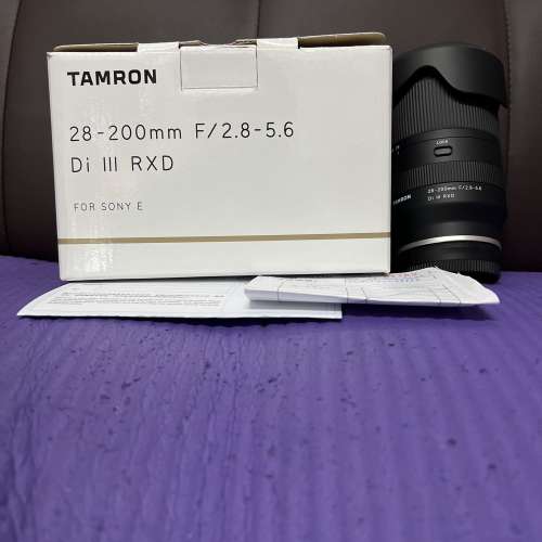 五年保養 剛剛六行買 完美無瑕 全新一樣 香港行貨長保用 Tamron 28-200 28-200mm S...