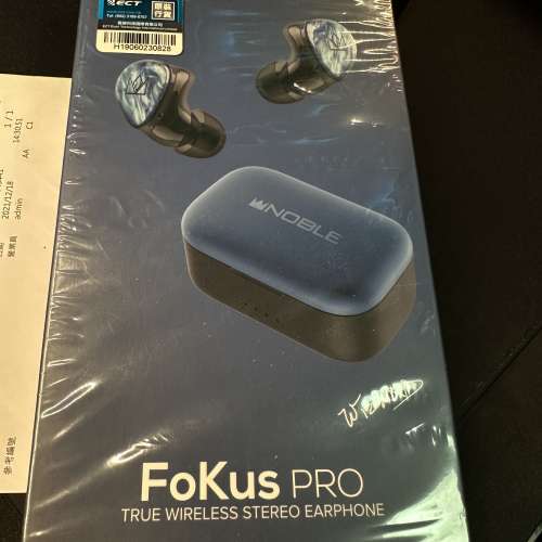 [>95%new] 行貨有保 Noble FoKus Pro true wireless 耳機