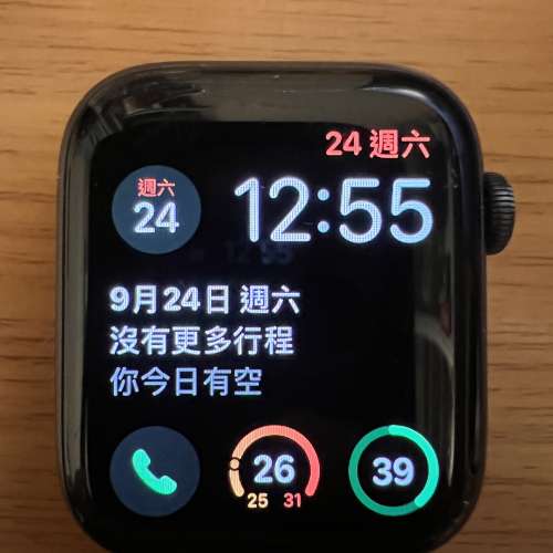 Apple Watch SE GPS 44mm 太空灰(A2352)