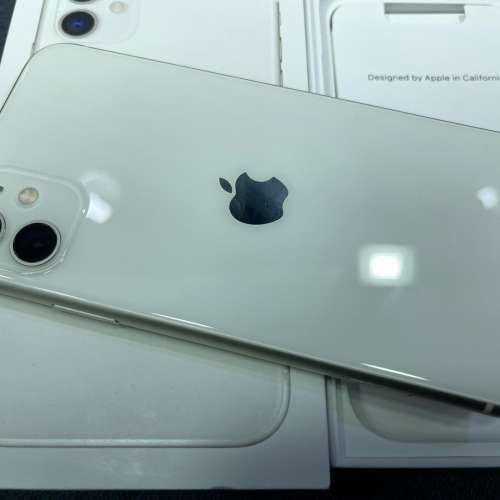 全新未用過  iPhone 11 64GB 白色 香港行貨 蘋果保養到2023年2月14日  電池效能100%...