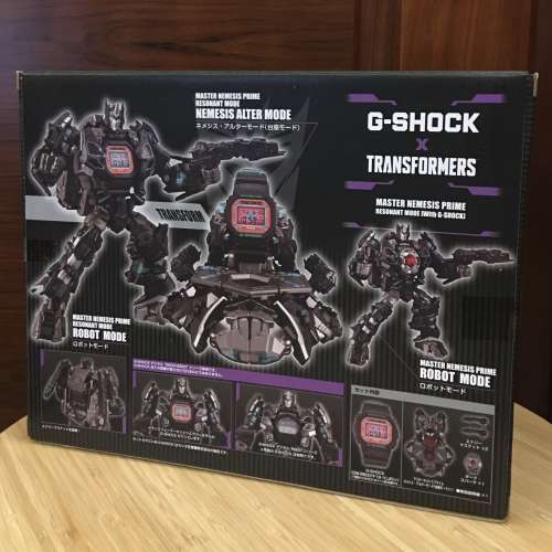 Takara Tomy Casio G Shock x Transformers DW-5600TF19-Set 變形金剛手錶 柯柏文MP