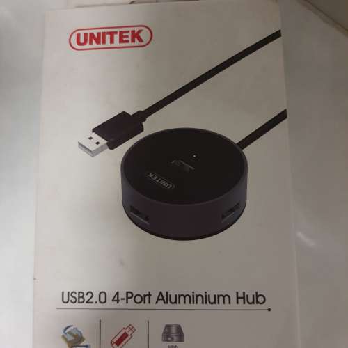 全新 unitek 4 ports usb hub