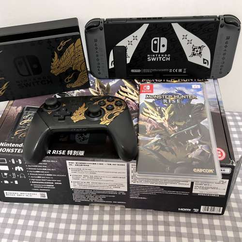 Switch Monster Hunter特別版連手掣
