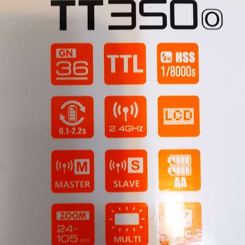 TT350-神牛閃光燈 90% new（for Olympus)