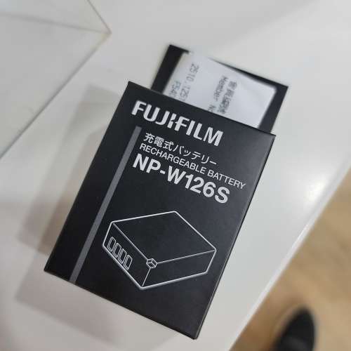 富士 fujifilm 全新行貨原廠電池 w126s