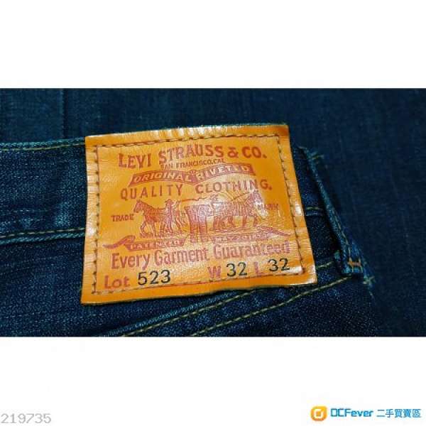 Levi levi’s 523 blue jeans W32 L32 REGULAR FIT 95%新 正貨