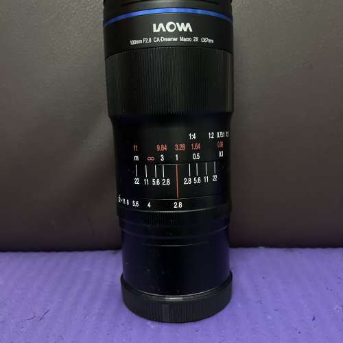 今日快走 全新一樣 完美無瑕 Laowa 100 100mm F2.8 Macro 2X Canon R RF Mount EOS...