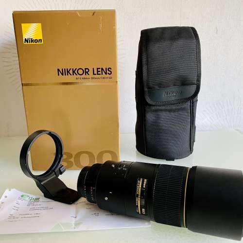 超平 新淨 全套有盒 Nikon AF-S 300mm f/4D IF-ED (自動對焦鏡頭)