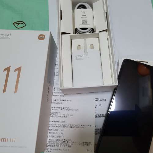 小米 Xiaomi 11T 流星灰 香港行貨5G， 8GB + 256GB，有單有行保，仲有15個月保修期