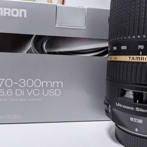 Tamron SP 70-300mm f/4-5.6 Di VC USD (A005) 連 62mm MC-UV filter