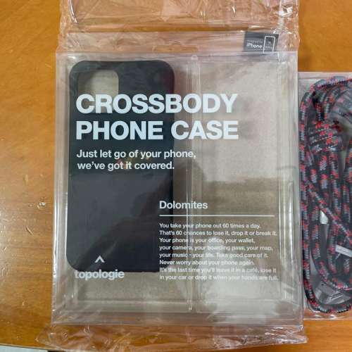 iphone 12 / 12pro LAKH x Topologie Dolomites Phone Case with Strap (Set)