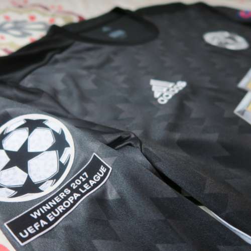 17/18 曼聯第三作客長袖 x Ibrahimovic 連歐霸冠軍章 size L