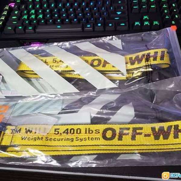 全新off white belt 100%real new皮帶