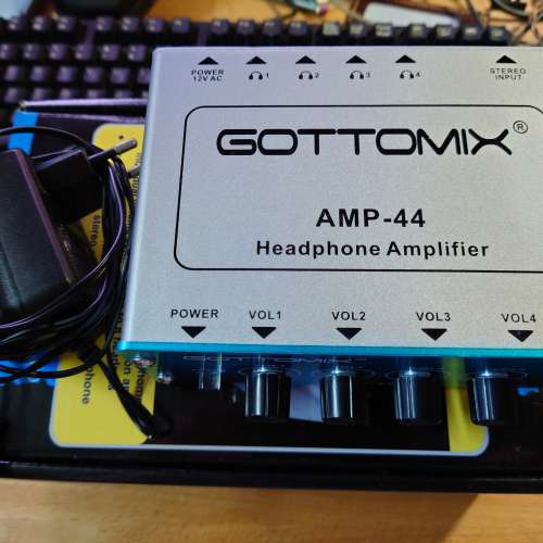放99.9%新 有盒齊件 英國 Gottomix Headphone Amplifier AMP-44