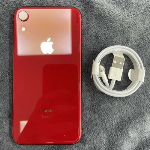 99%New iPhone XR 128GB 紅色 香港行貨 有配件 電池效能91% 自用首選超值
