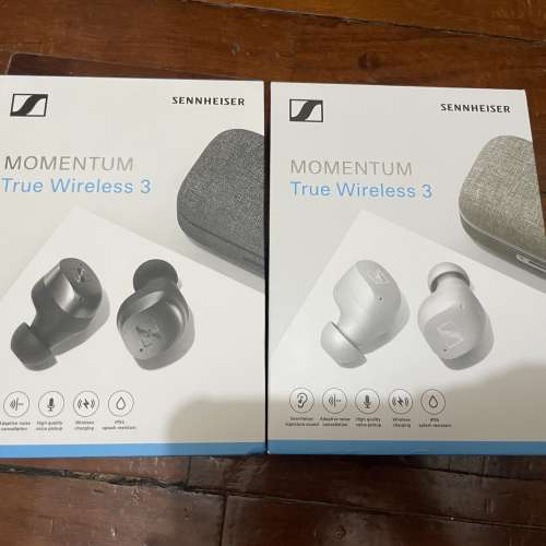 香港行貨Sennheiser Momentum True Wireless 3 (石墨灰/白色）