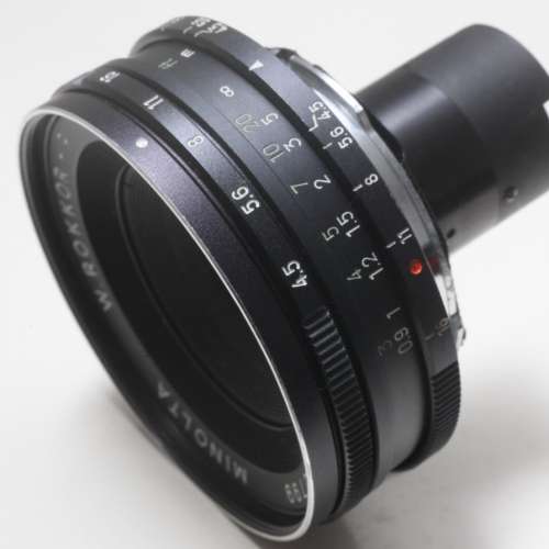 Minotla W.Rokkor-PI 21mm 4.5(Biogon變形度最低光學結構)用於A7冇紅軋，Leica M亦啱