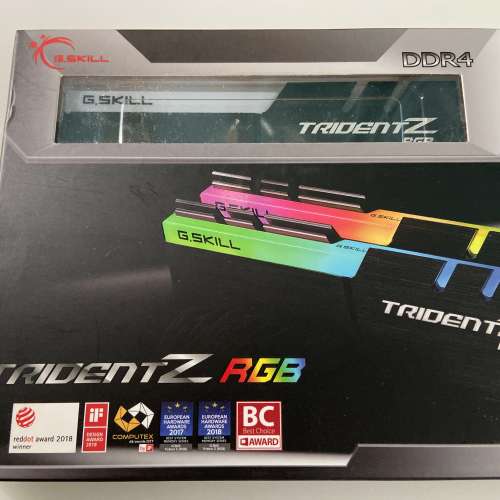 全新 G.Skill Trident Z RGB DDR4 3200MHz 8*2GB (F4-3200C16D-16GTZR)