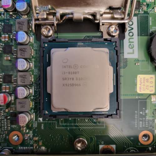 Intel 8th Gen i3 8100T 35W 低功率高功效CPU 靜音散熱 FCLGA1151