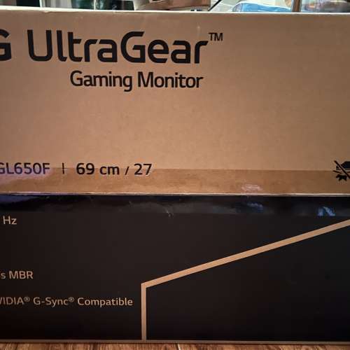 少用 LG UltraGear Gaming Monitor 27GL650F 144HZ 27吋 1ms MBR HDR10