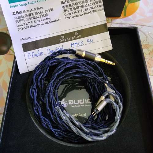 Faudio Daylight 2pin 4.4 耳機升級線