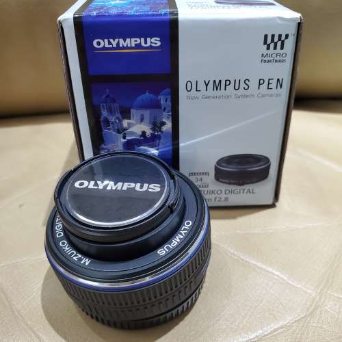 Olympus M.Zuiko Digital 17mm F2.8 (黑色) M43 鏡頭, 餅鏡