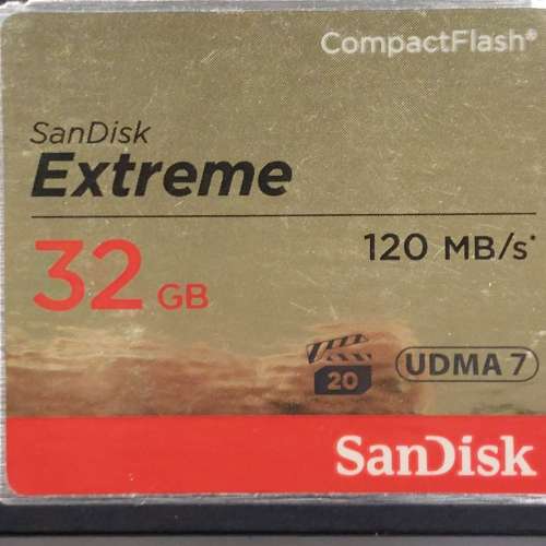 Sandisk Extreme CF Card 32GB 120MBps