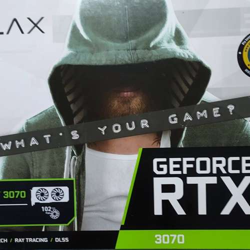 GALAX GeForce RTX™ 3070 8GB GDDR6 256 位 DP*3/HDMI/
